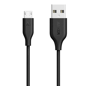 کابل تبدیل USB به microUSB انکر مدل A8134 PowerLine طول 3 متر